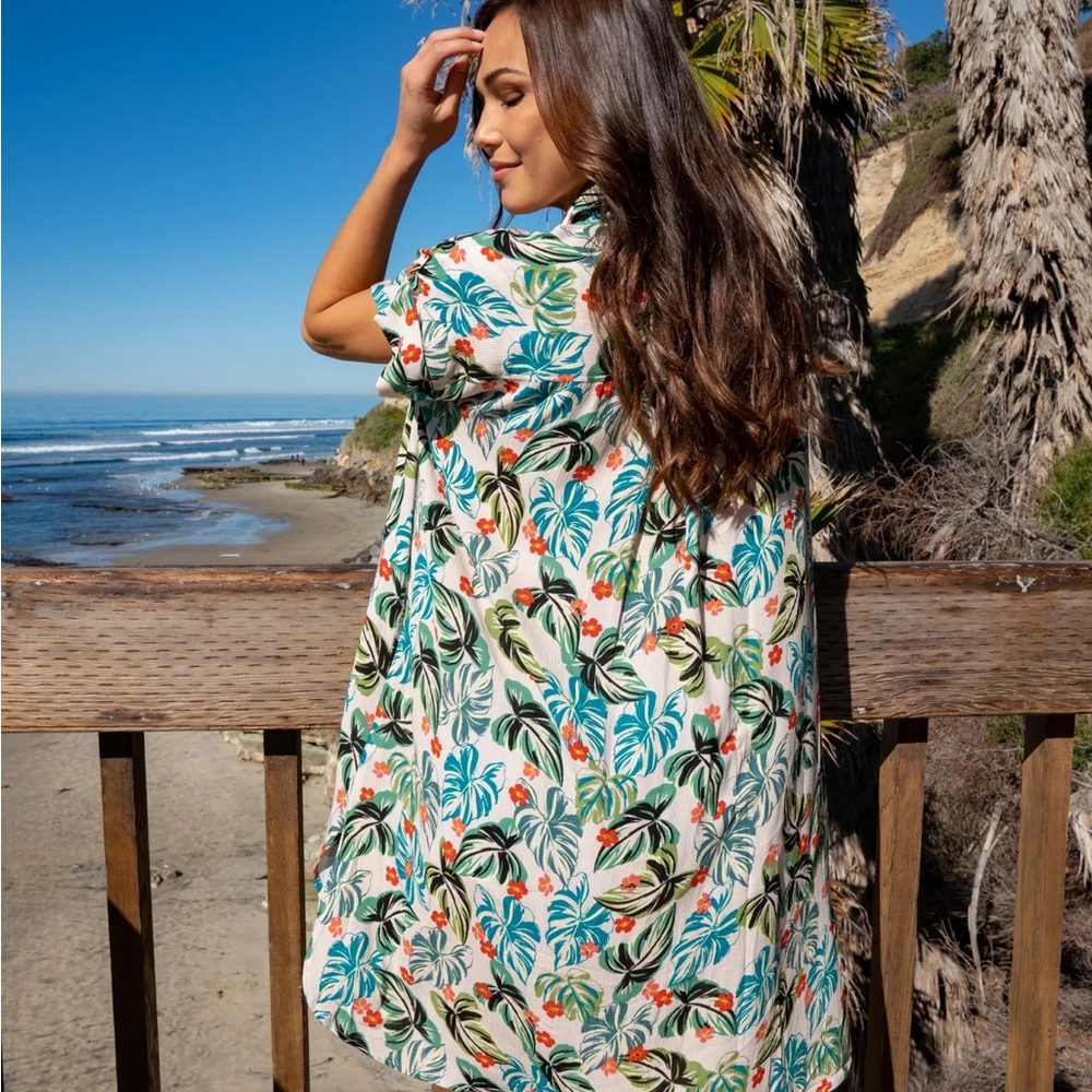 Lost + Wander - The Seascape Cover Up Dress - Luau